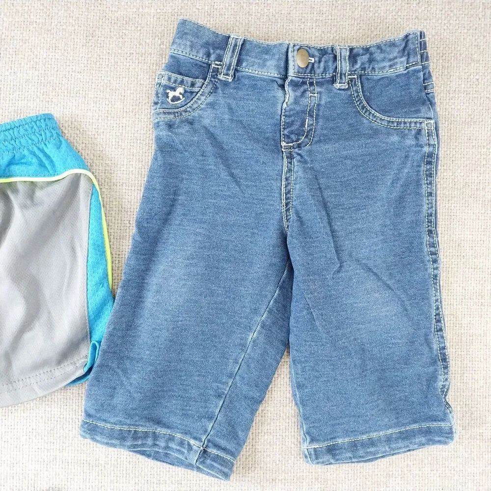 Baby Infant Boy Clothing Bundle Bodysuit Variety Of Colors 17 Pieces 3-6 Mo. #7